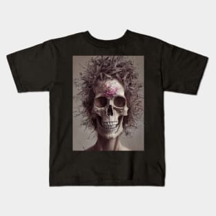 Skeleton Smiling 😄 Kids T-Shirt